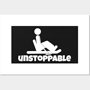 Unstoppable - Sit Ski Posters and Art